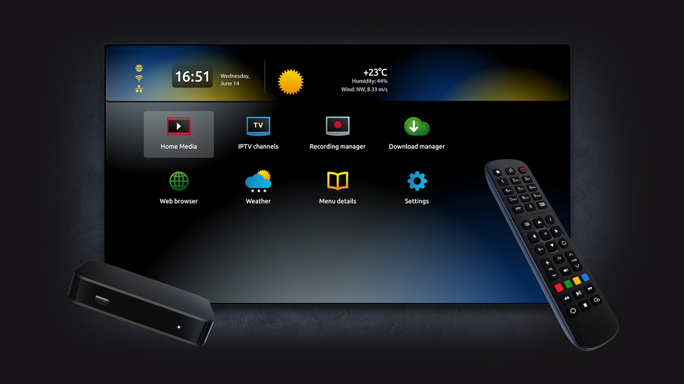 MAG522 and MAG522w3 are high-performance Linux set-top boxes.